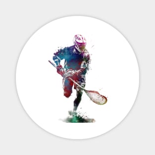 Lacrosse sport art #lacrosse #sport Magnet